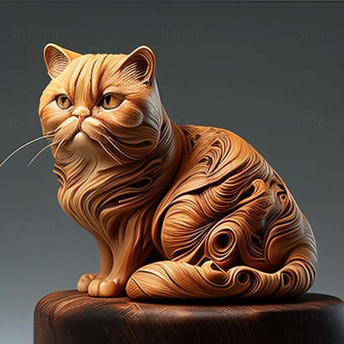 3D model Liof experimental cat breeds cat (STL)